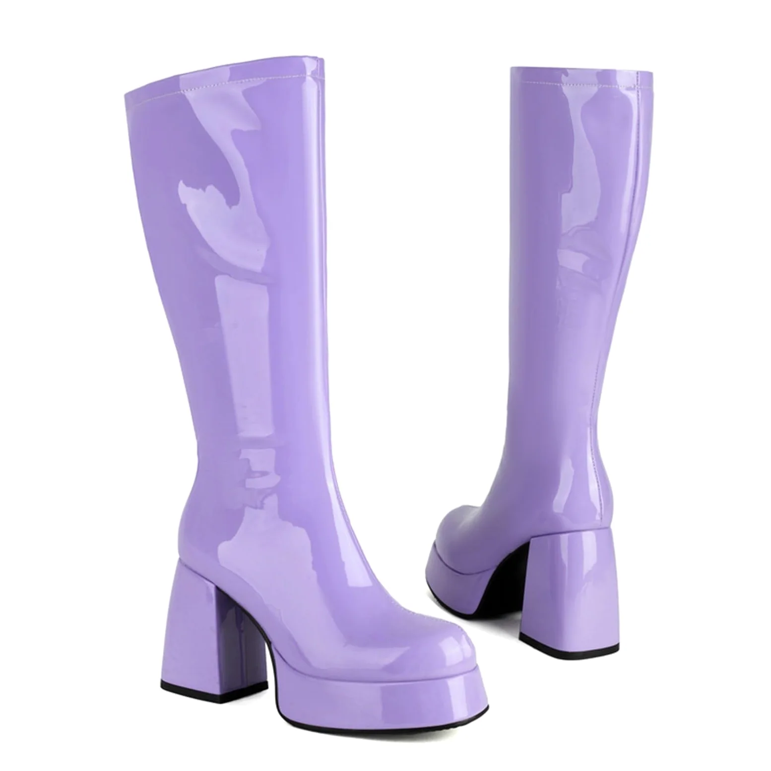 Botas de mujer de invierno botas medianas para mujer gruesas antideslizantes botas de montar para mujer al aire libre boots mujer con tacón a prueba de viento Chelsea Boots mujer altas botas