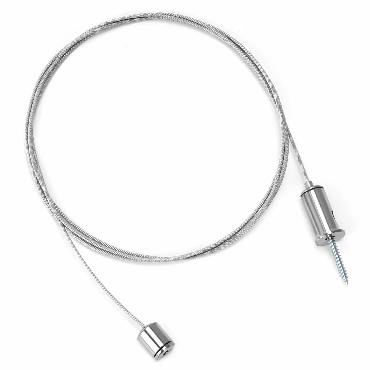 QWORK Kit de Suspensión para Paneles LED 1.5 mm x 1.5 m Cable de Acero Inoxidable