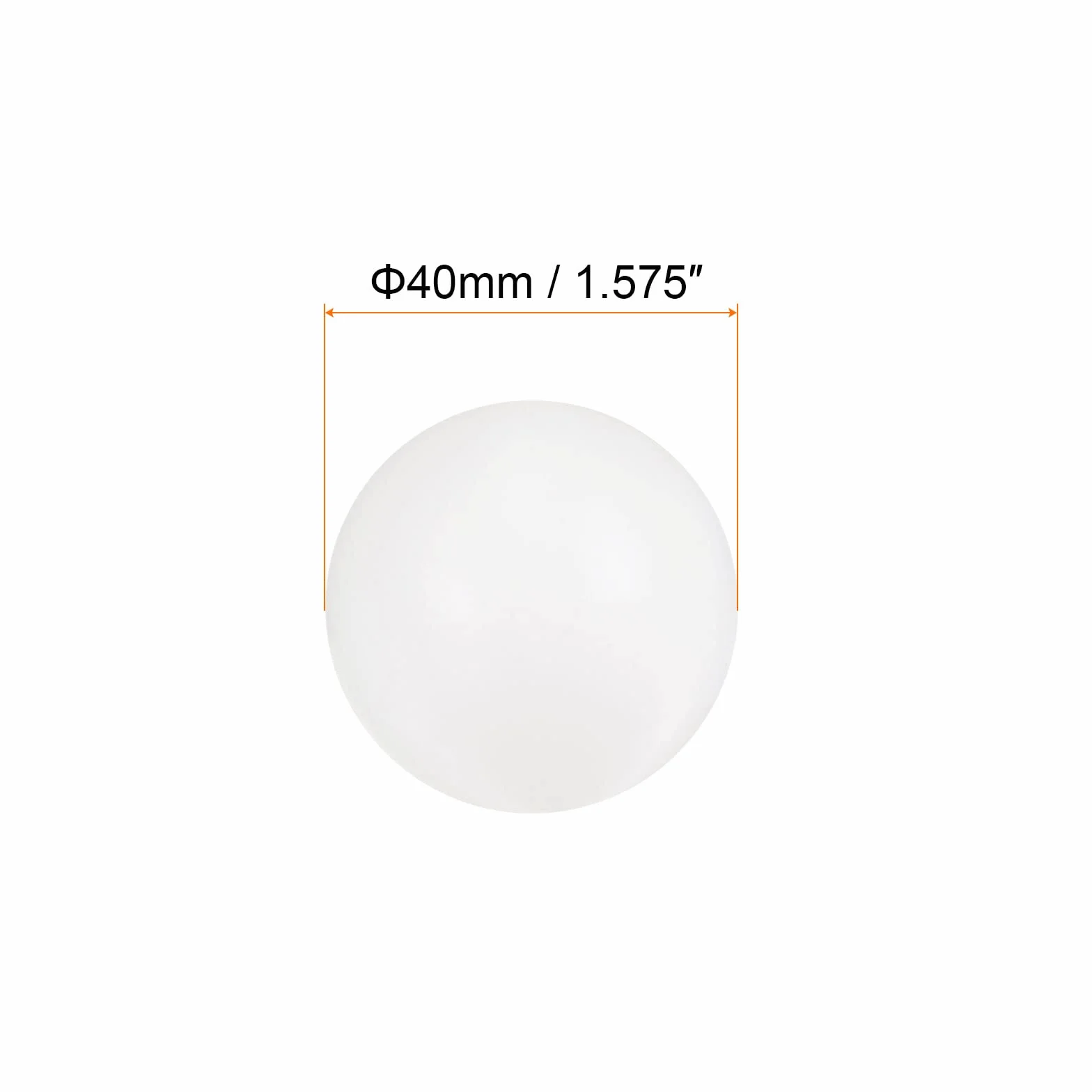 PA Nylon Sólido Plástico Bolas 40mm G3 Precisión Rodamiento Bola