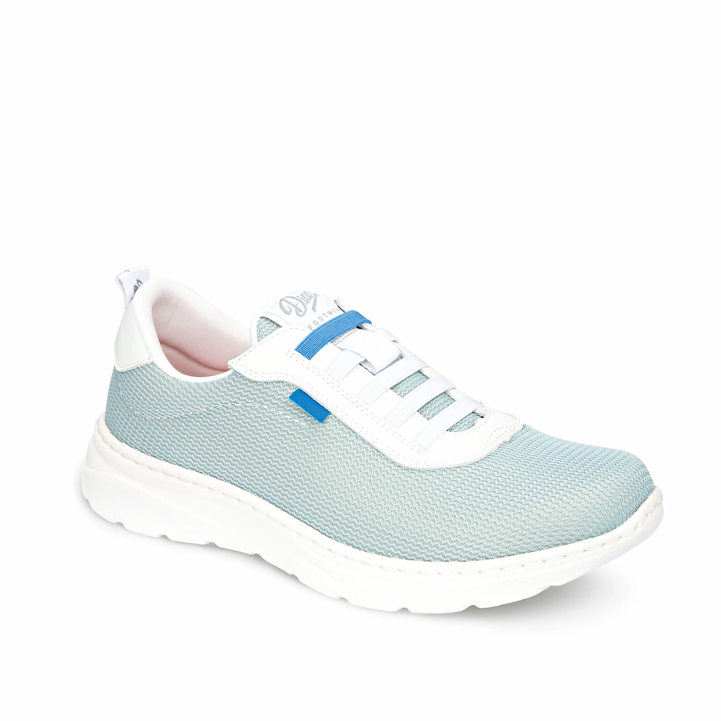 DIAN - Alicante, Azul 39, Zapatilla de Trabajo para Sanidad y Hostelería Unisex en Colores, Plantilla Acolchada y Suela Antideslizante, Material Transpirable y Repelente a Líquidos
