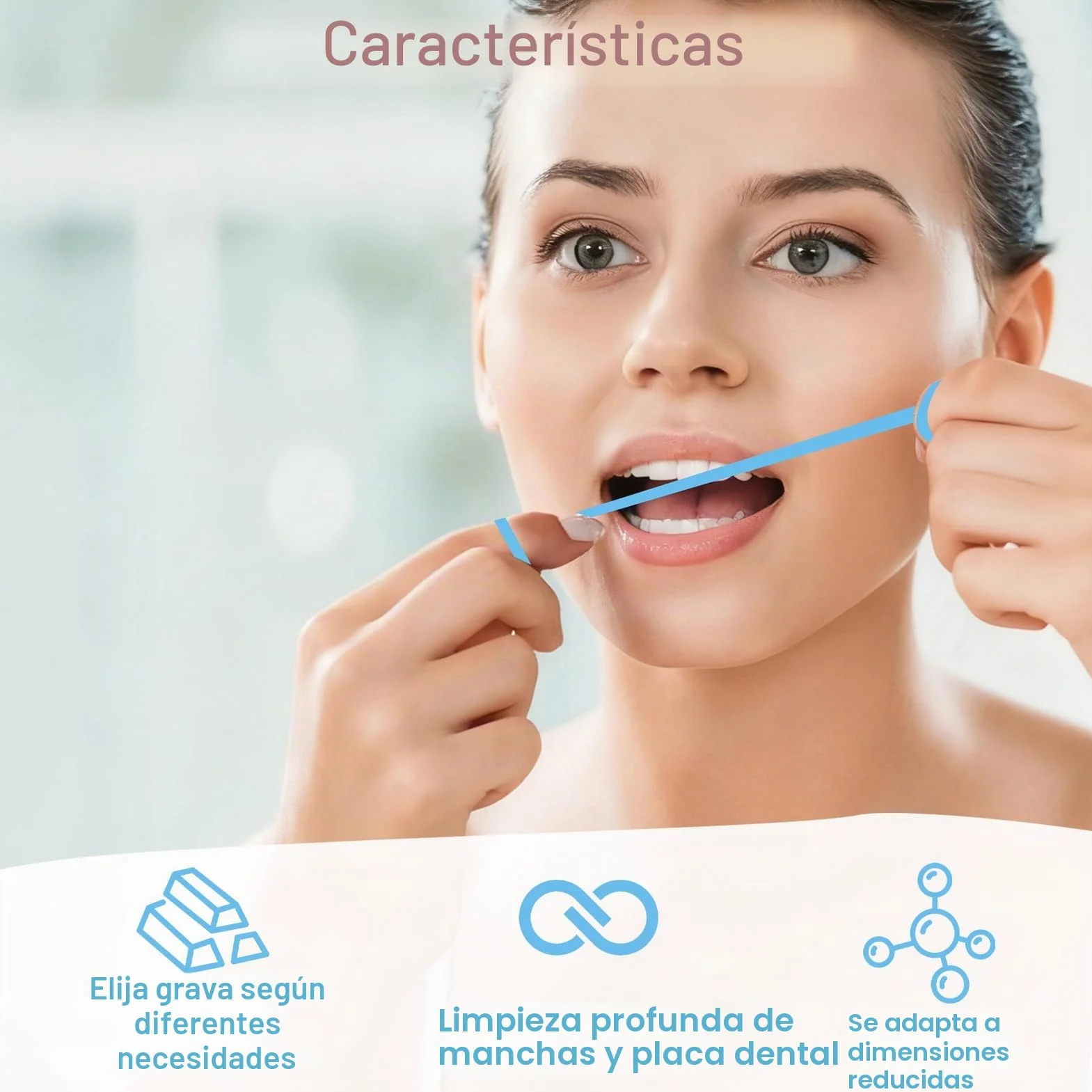 3 Piezas Tira de Pulido Dental Papel de Lija Dientes para Espacios Interdentales Pulidor Abrasivo Blanqueadoras Herramienta de Cuidado Bucal (4mm x 6m)