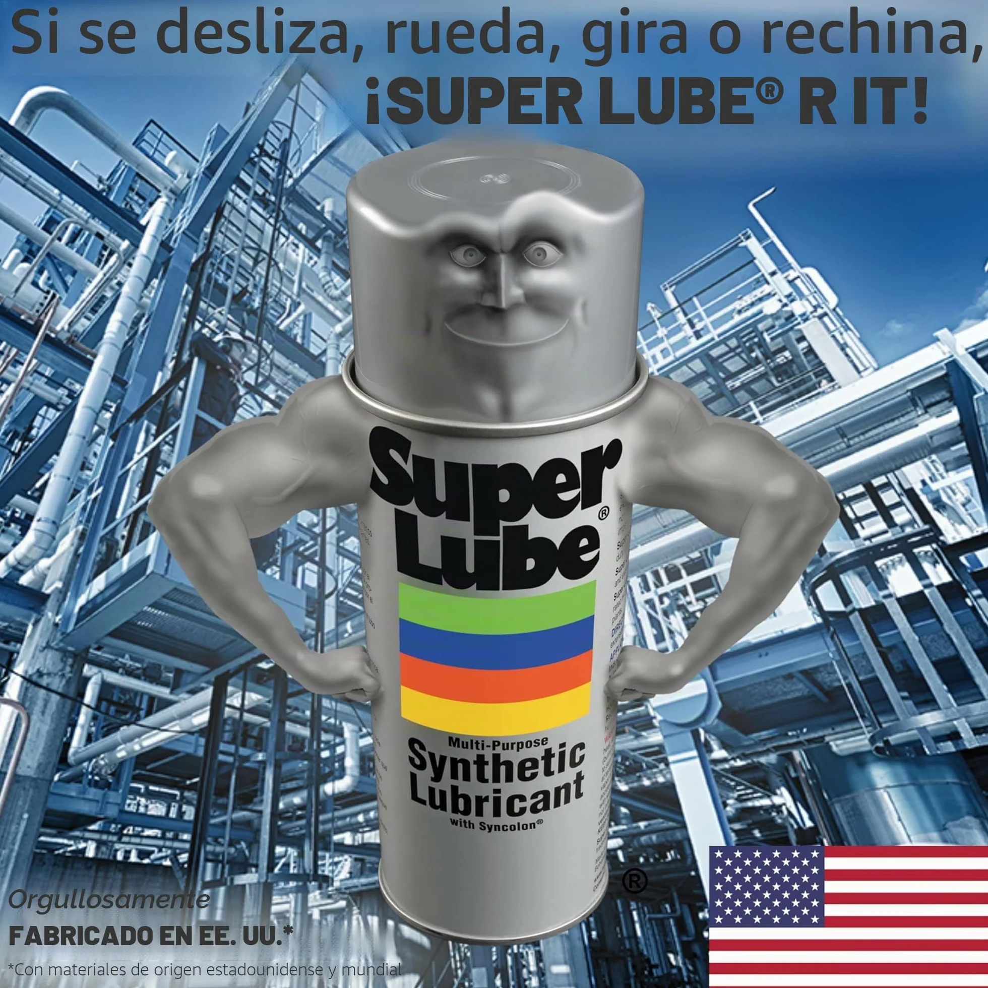 Super Lube 51004 aceite sintético con PTFE, alta viscosidad, 4 oz