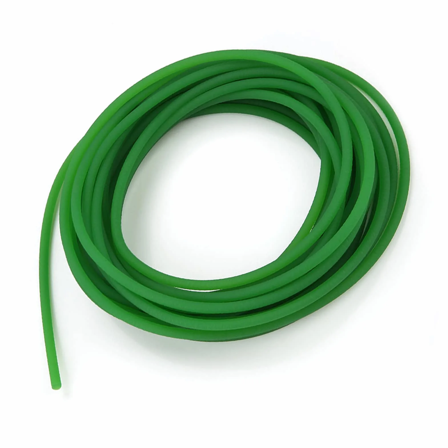 Ejoyous Correa Redonda de Poliuretano PU Verde 5mm*10m para Transmisión