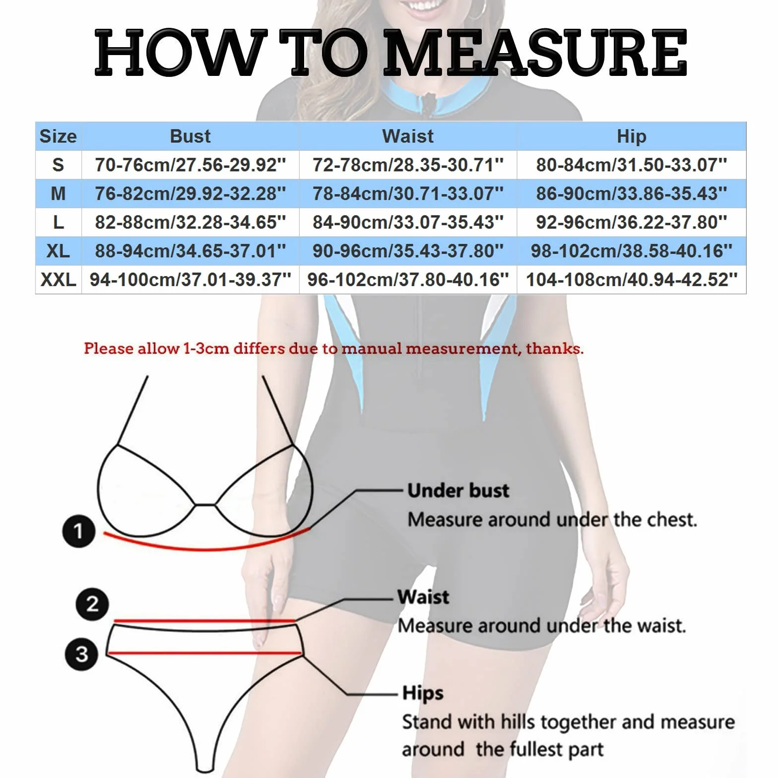 Traje de neopreno corto para mujer, traje de buceo para mujer, cuello redondo, transpirable, negro, manga corta/sin mangas, traje de baño de una pieza