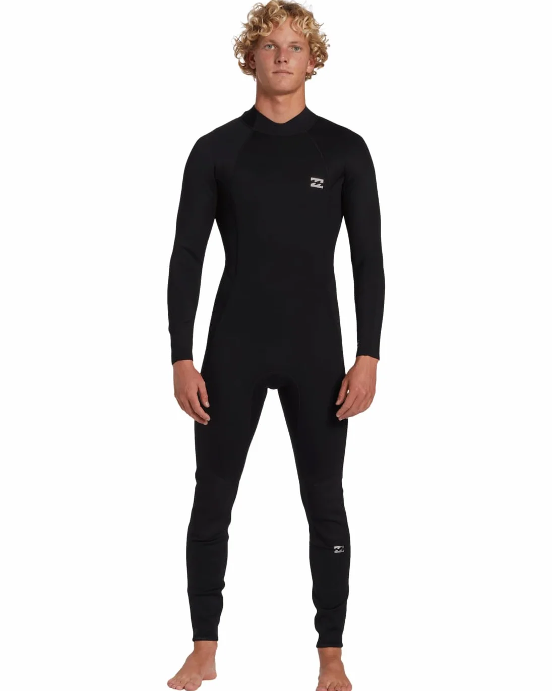 Billabong Foil - Mono de Buceo con Cremallera en la Espalda (4/3 mm), Color Negro