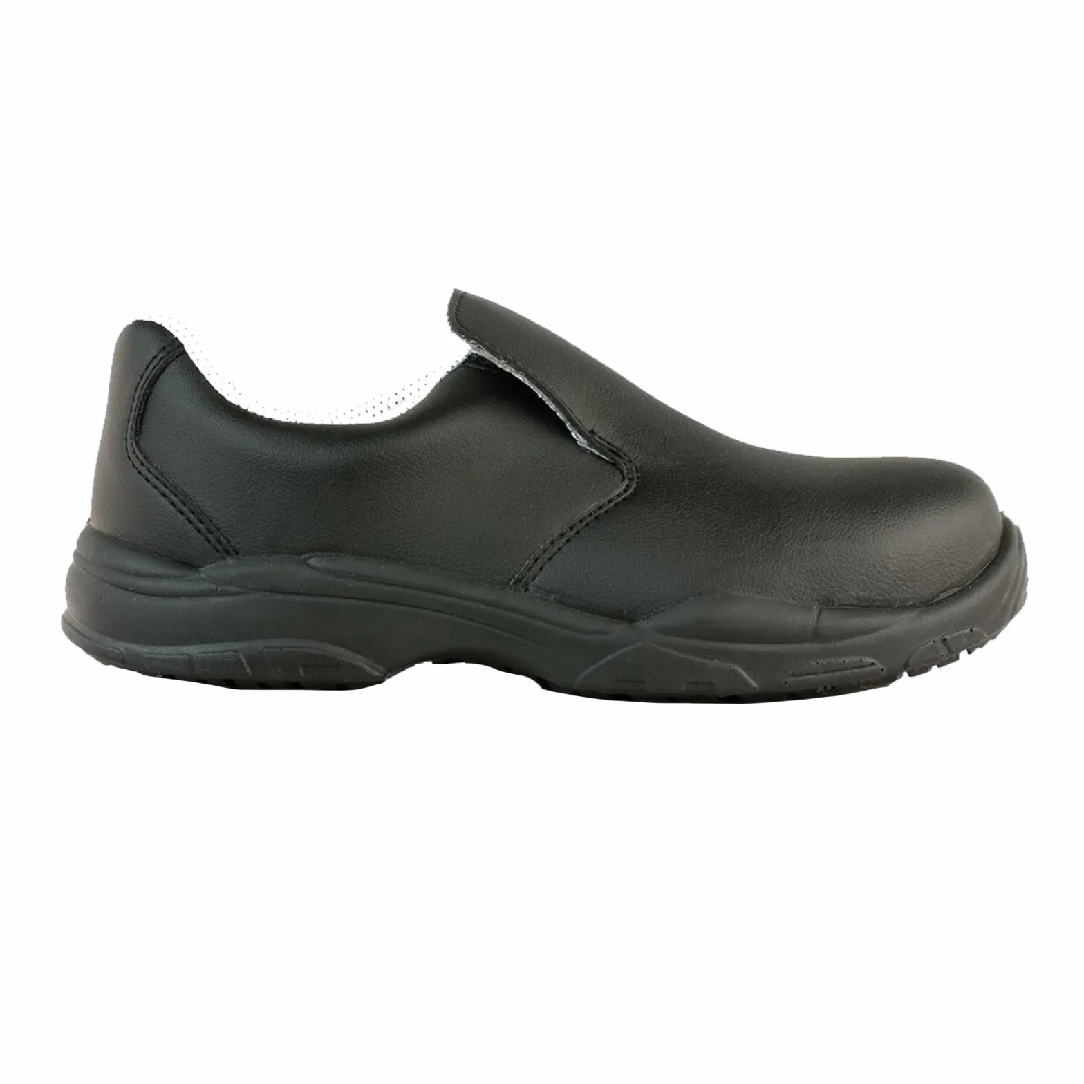 REPOSA Nurse - Zapatos de Trabajo Hombre y Mujer con Puntera de Seguridad, Zapatos Sanitarios Mujer Cerrados sin Cordones, Zapatillas Antideslizantes para Enfermería y Cocina Antishock y Antiestáticas