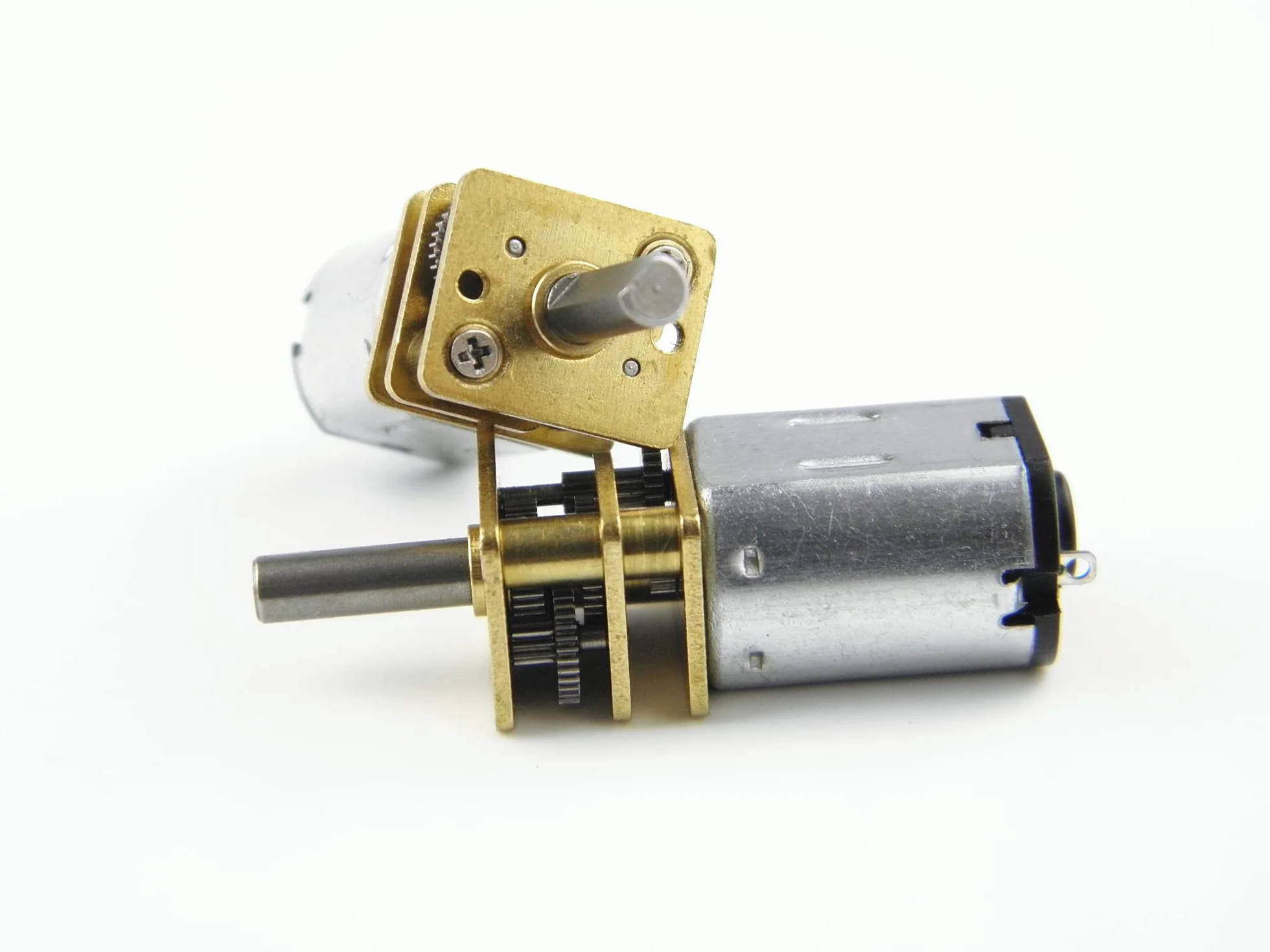 CHANCS Mini motor de engranaje de metal N20 DC 3 V 3 RPM eje 10 mm alto par
