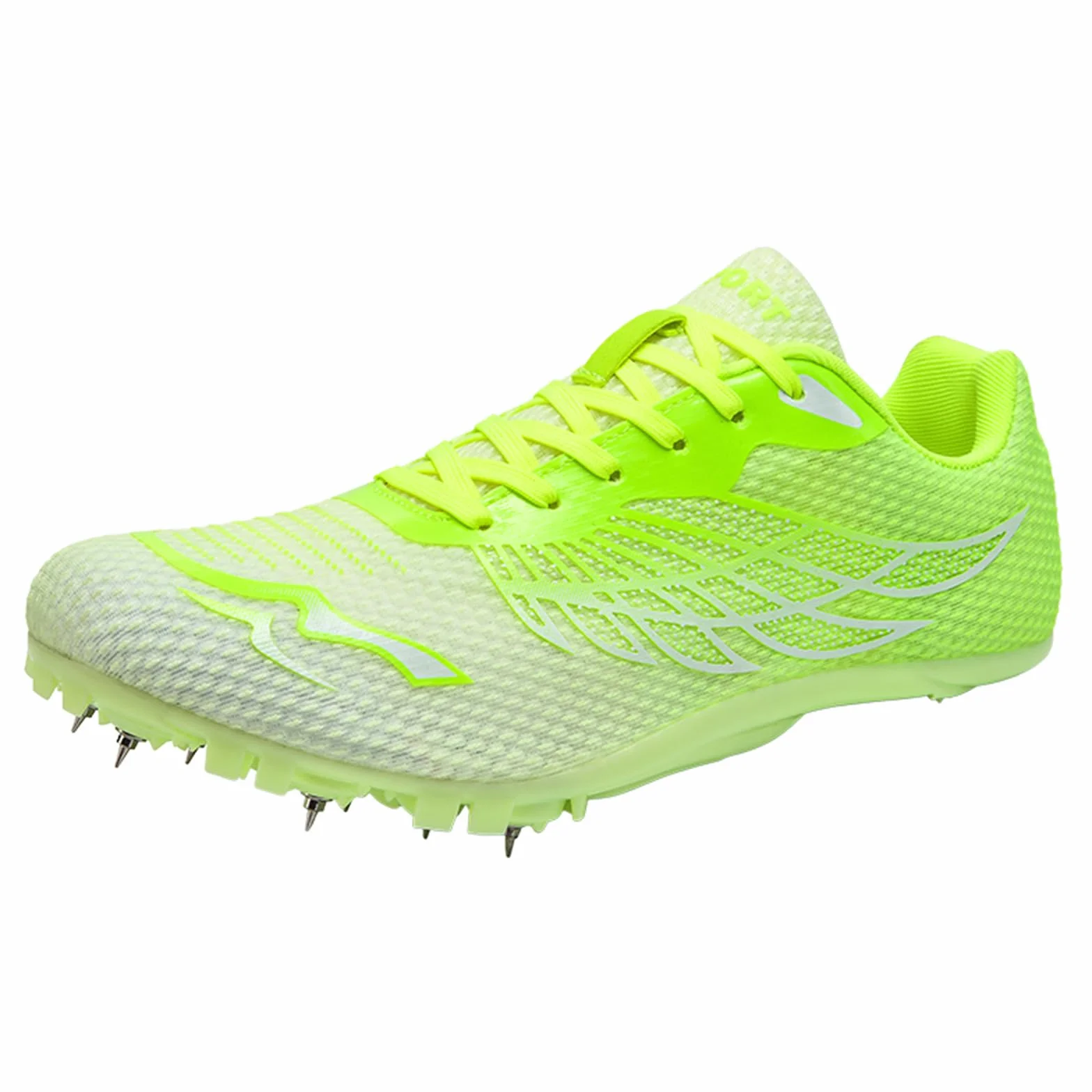 Zapatillas con Clavos Atletismo Salto Velocidad para Hombres Mujeres Niños