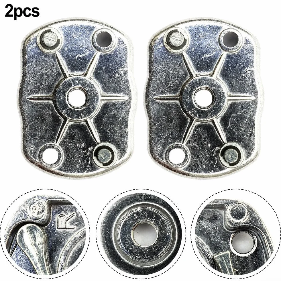Trinquete de metal plateado con clips de retorno dobles para motores de maquinaria de jardín