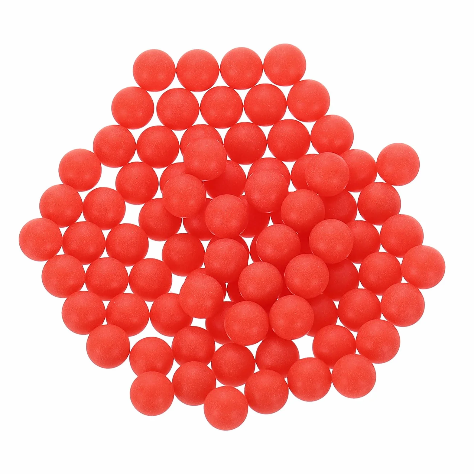 QUARKZMAN 200pcs Bolas de Rodamiento de Plástico PP de 6mm, Bola de Plástico Sólida de Precisión, Rojo