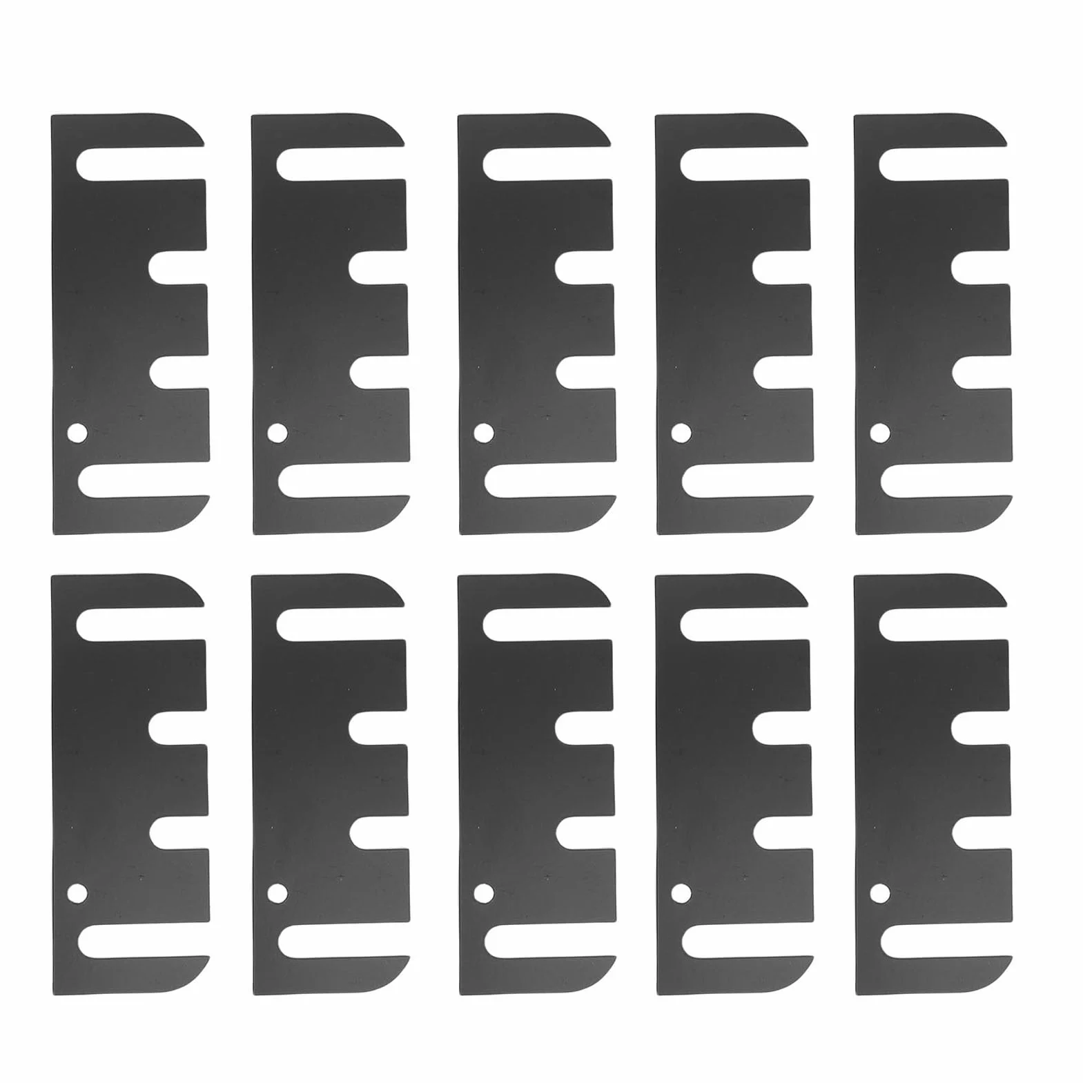 Cuñas para Bisagras de Puerta de Acero Inoxidable, Espaciadores Recubiertos, 10 Piezas