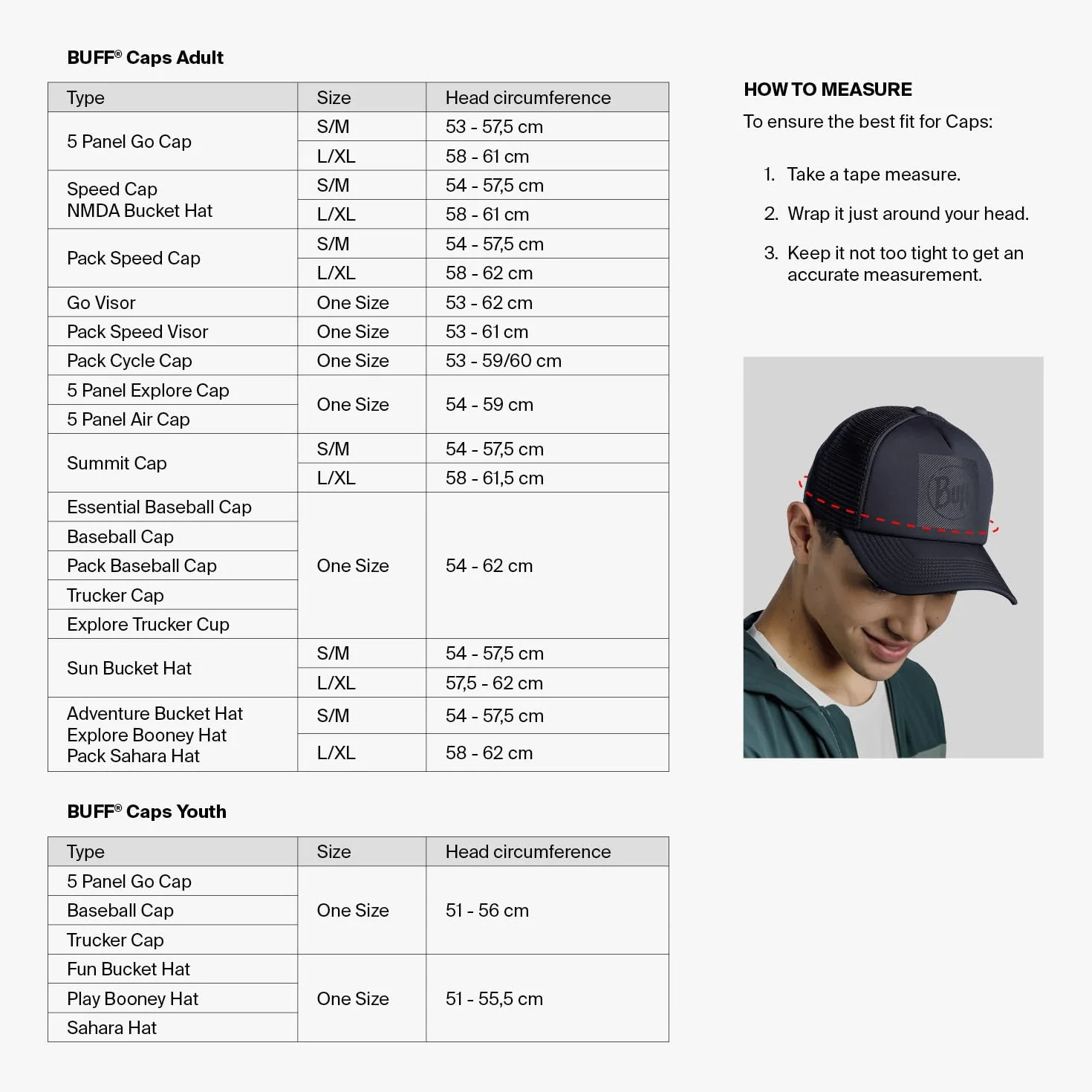 Buff Unisex Kids Pack Sahara Cap Youth Sahara Cap Youth