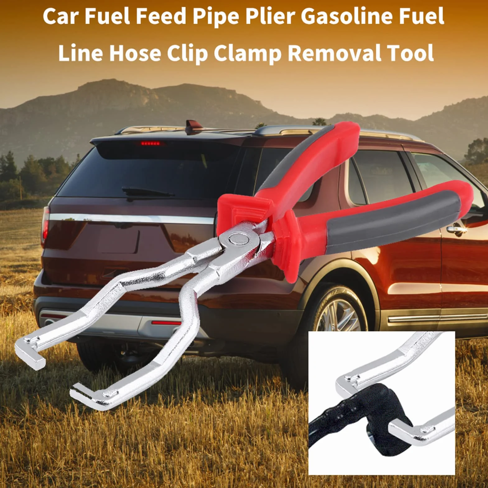 Alicate de desconexión de manguera de combustible para coche, herramienta de eliminación de clip