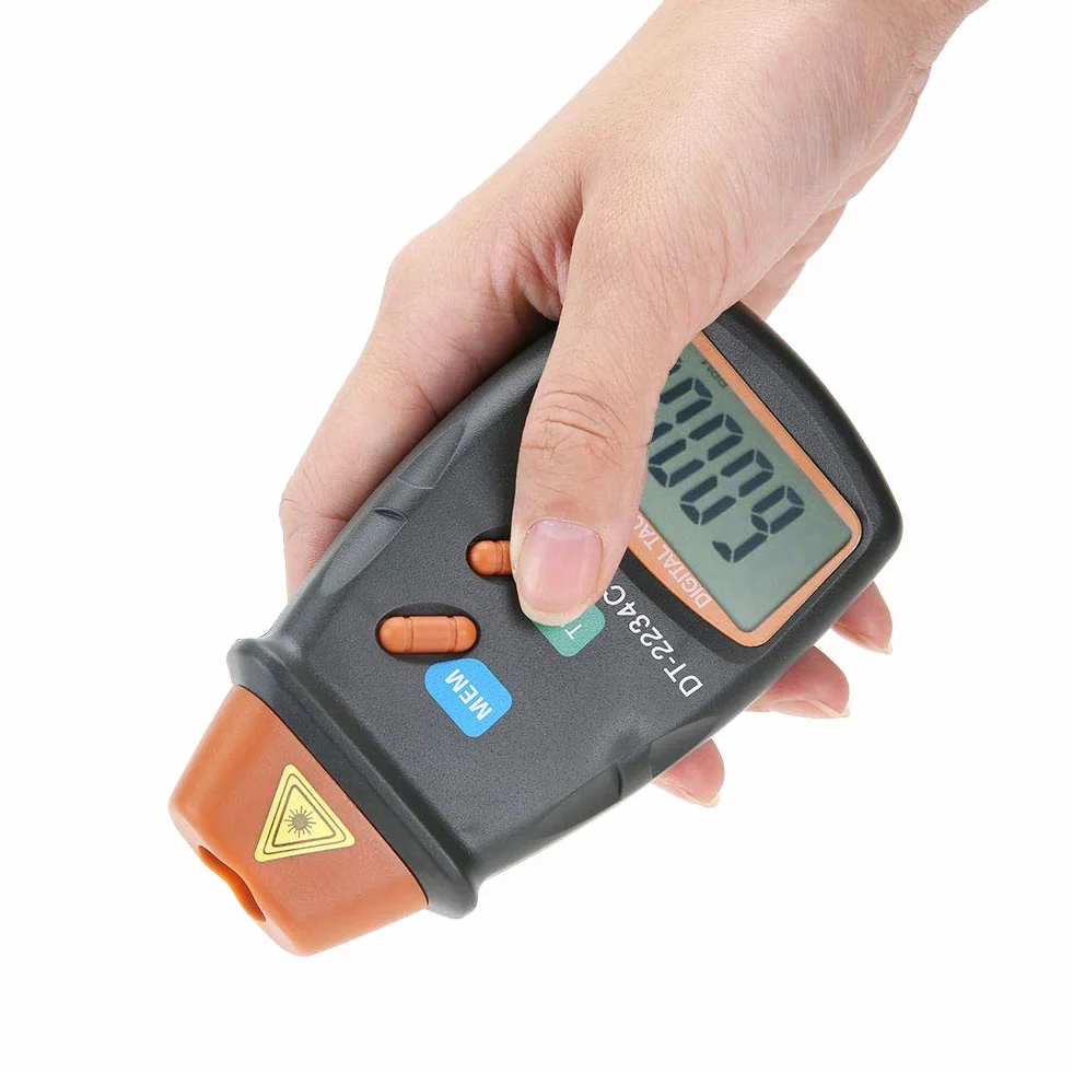 Tacómetro LCD sin Contacto, Láser Digital RPM Medidor de Velocidad Herramienta de Diagnóstico