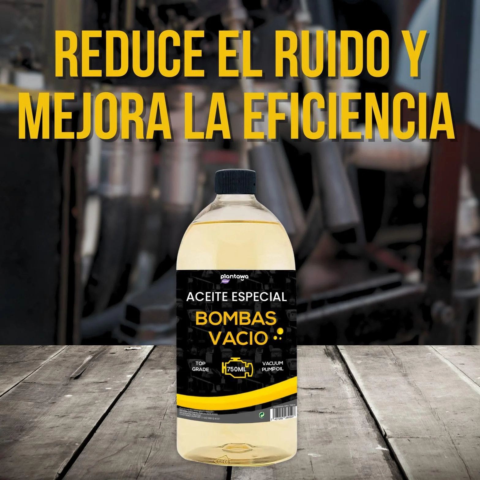 Aceite para Bomba de Vacío 750ml Universal para Todas las Bombas