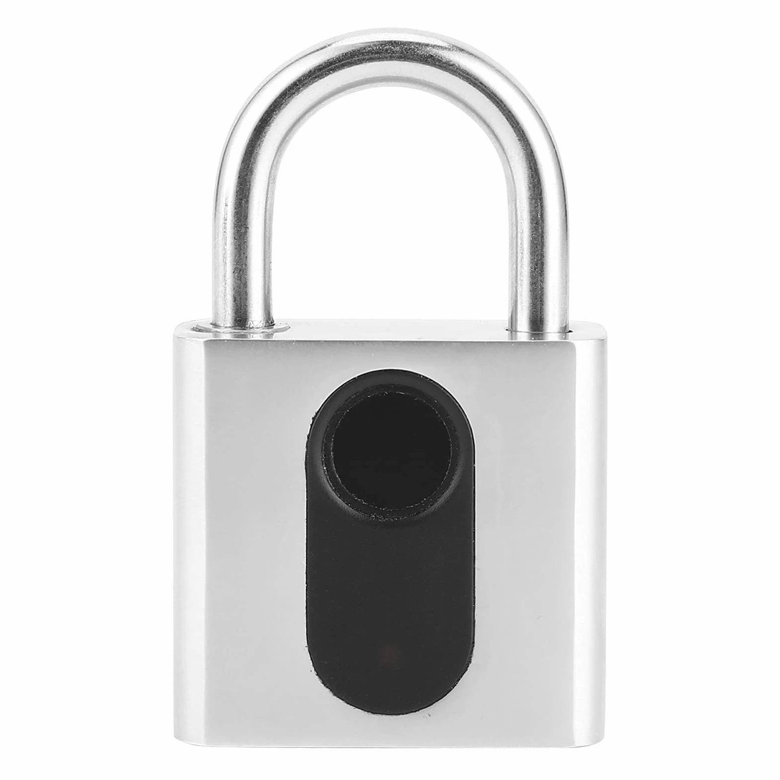 Candado Inteligente con Huella Dactilar, Cerradura de Aplicación Bluetooth Impermeable, Seguridad Antirrobo para Equipaje, Bicicletas, Gabinete - Aleación de Zinc, 1 Unidad