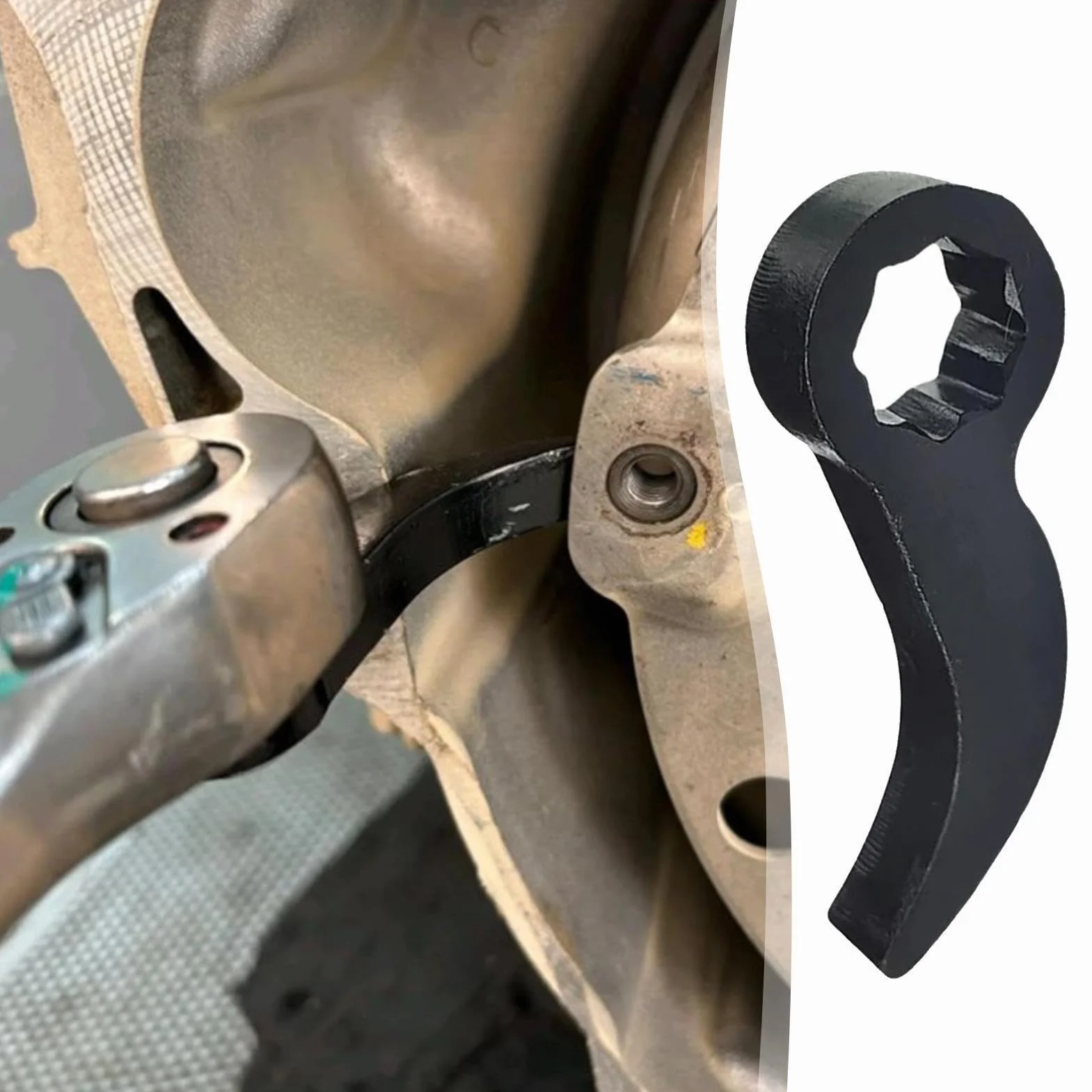 Adaptador de palanca de herramientas de metal resistente
