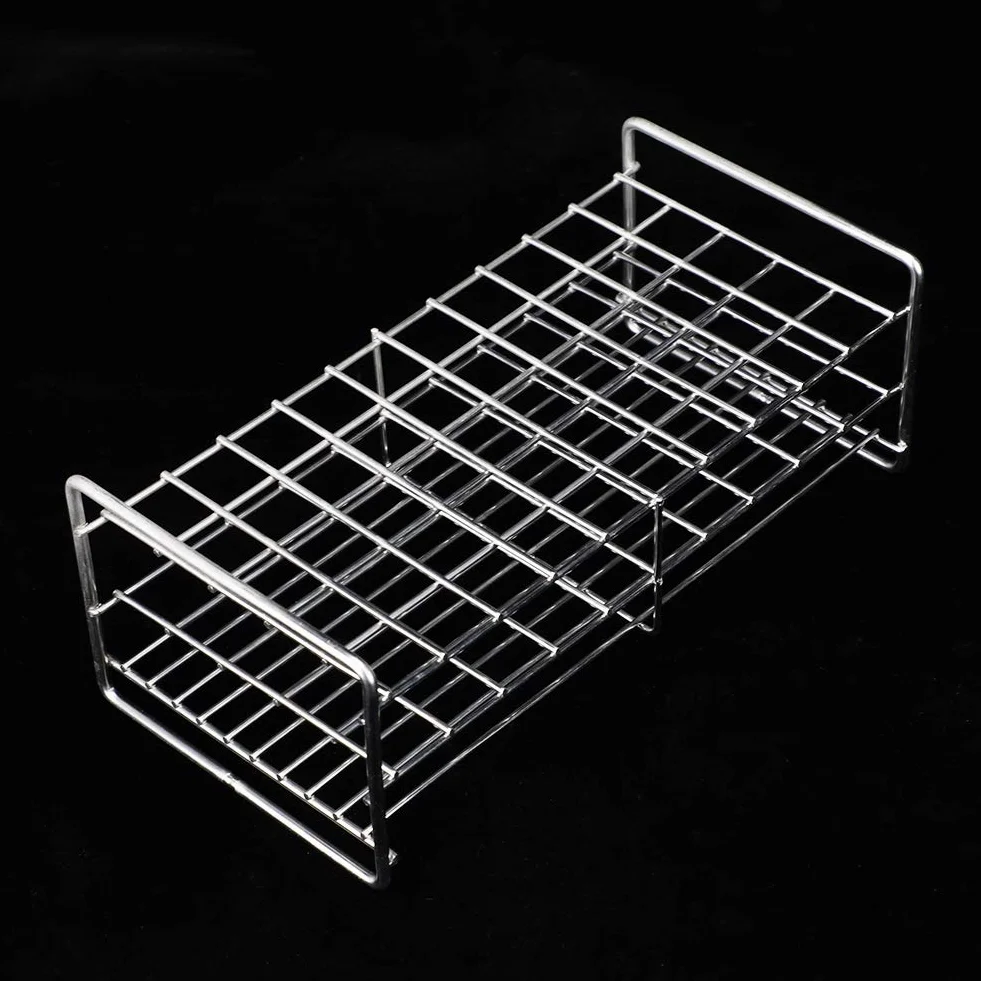 Soporte de Metal para Laboratorio, Acero Inoxidable, 18,5 mm, 50 Agujeros