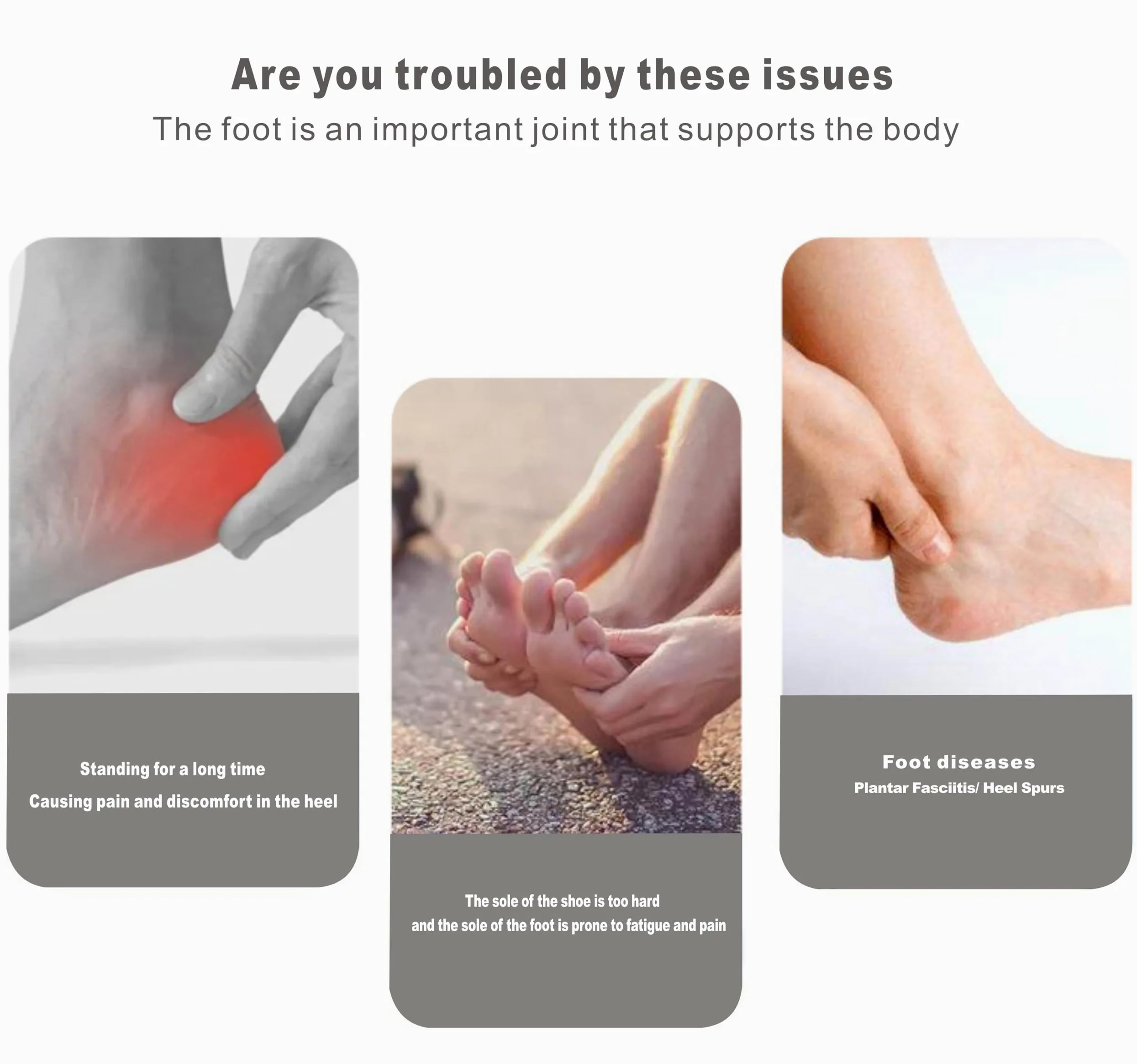 Paquete de 4 calcetines deportivos de silicona para niños con sensibilidad al talón de enfermedades severas, fascitis plantar, espolones de talón, niños 2-7 mujeres 4-8