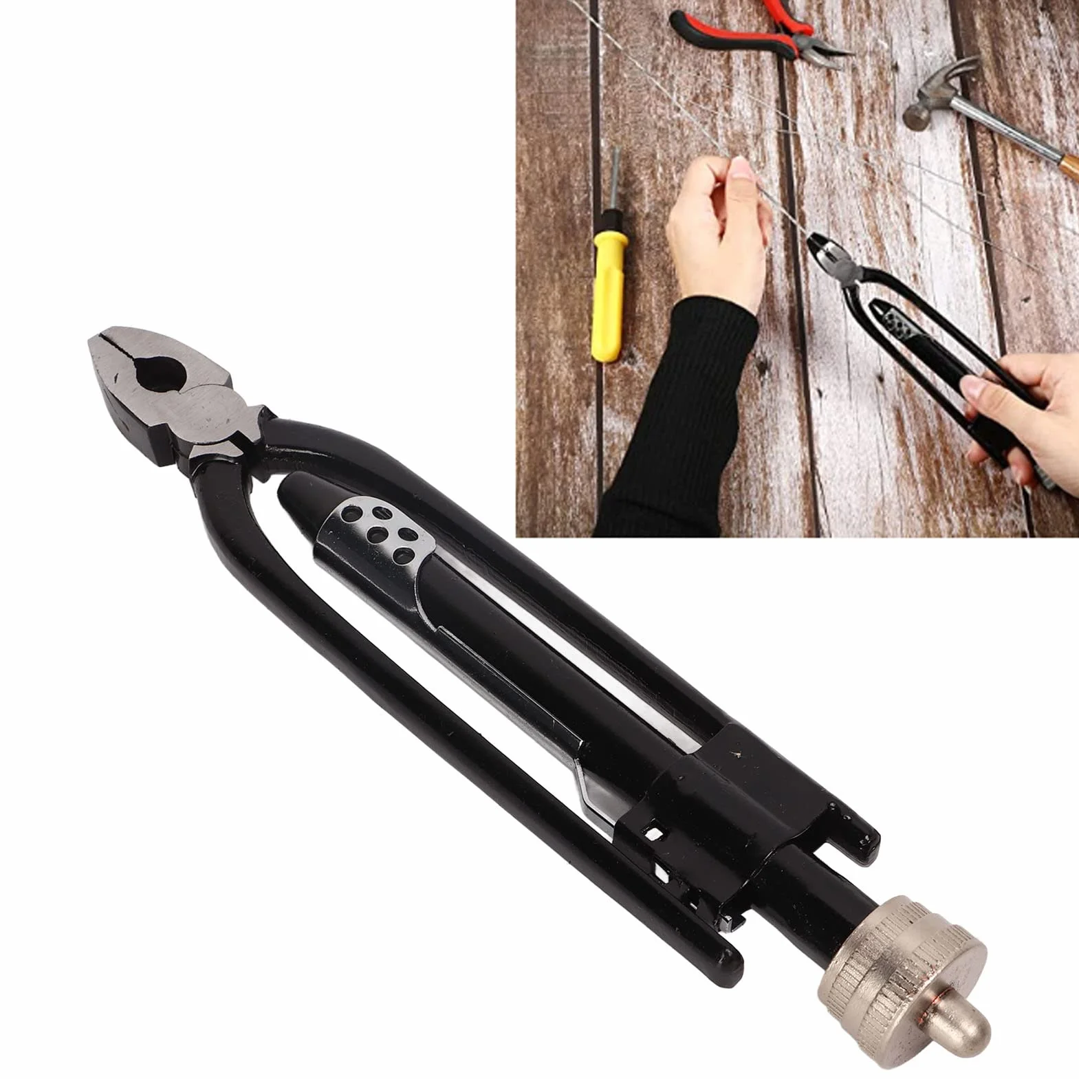 Pinza para Alambre de Seguridad de 6 Pulgadas, Alicates Industriales de Acero de Alto Carbono para Automóviles y Aeronaves