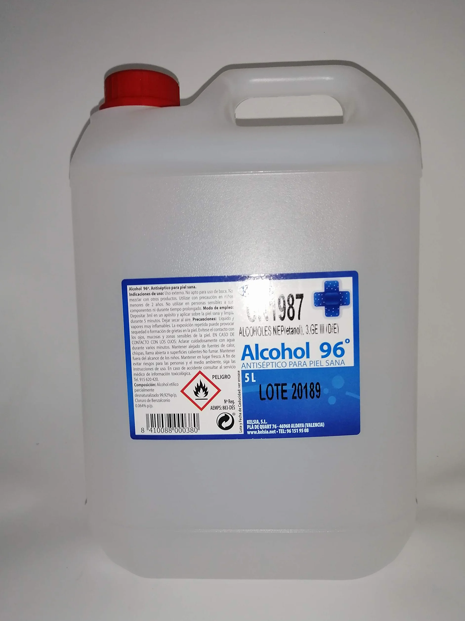 Alkohol 96º 5 litrów