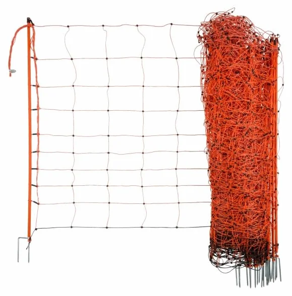 Valla eléctrica 108 cm x 50 m red ovejas jardín