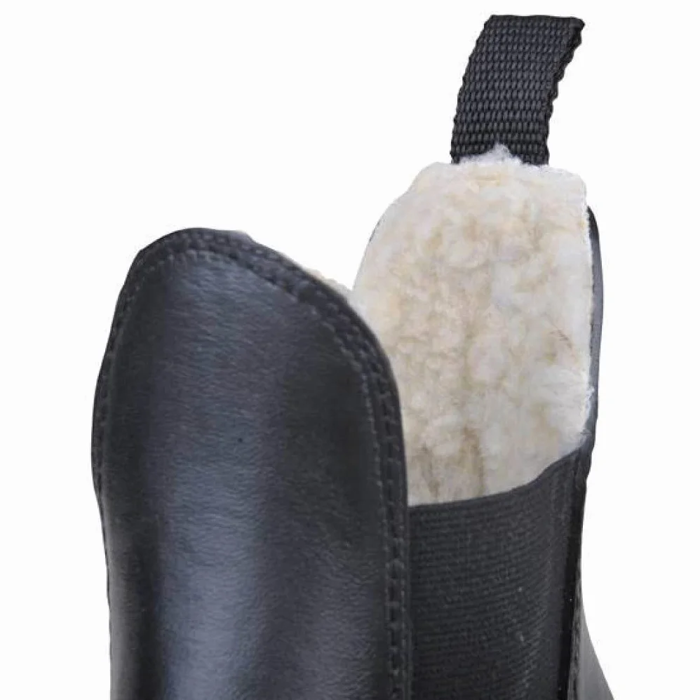 HKM Sports Equipment Jodhpurgummistiefel -Soft/Weit- Mit Teddyfutter, pantalón Unisex