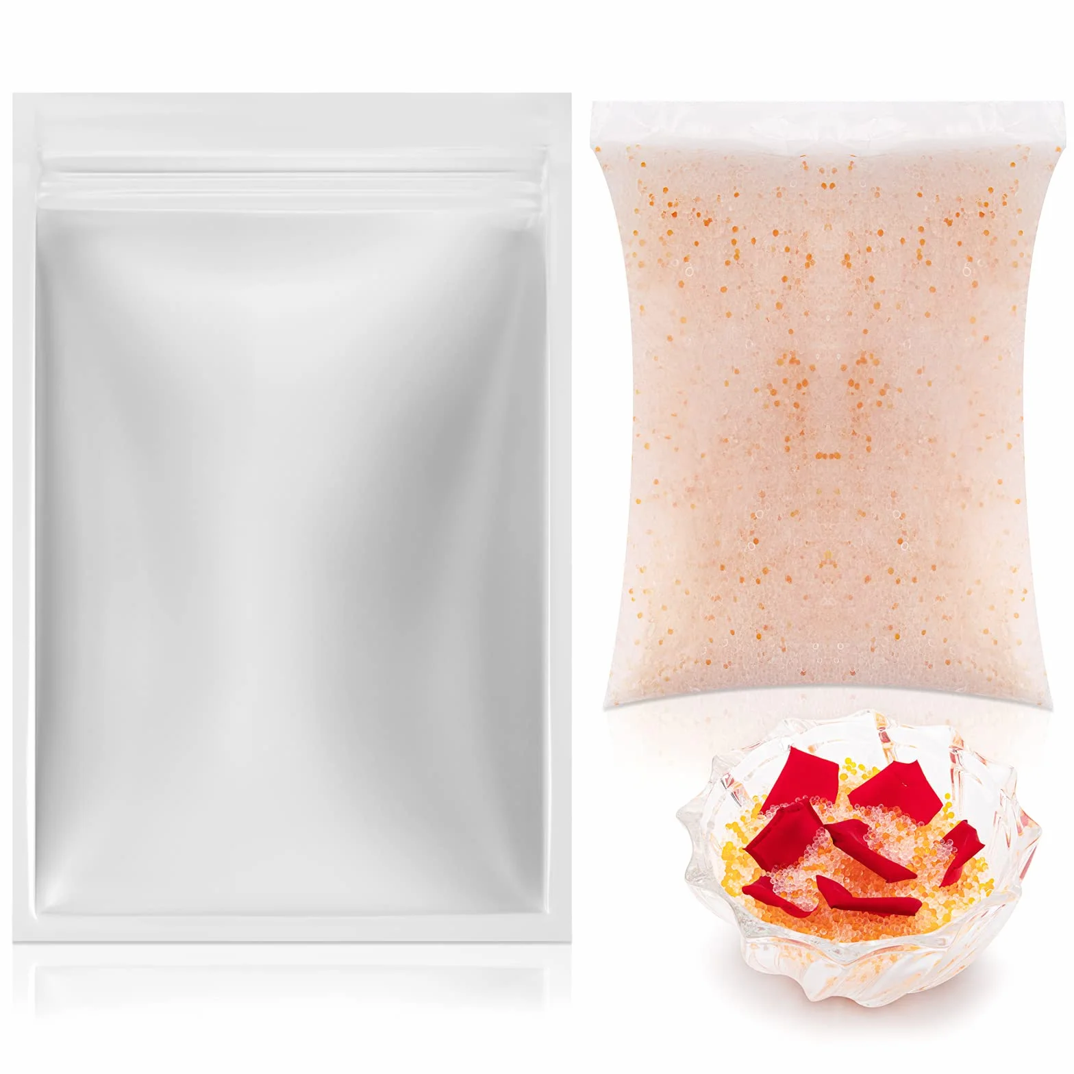 Gel de Sílice Cristales de Secado de Flores 4.4LBS (2KG) Reutilizables Indicadoras de Color
