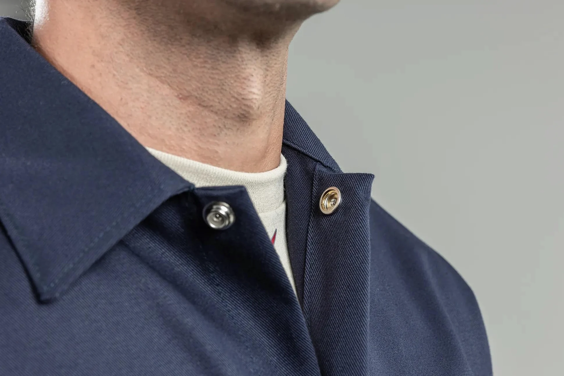 Seguridad nacional Apparel c09up hilos bata de laboratorio, 88% algodón, 12% nailon fr, azul marino