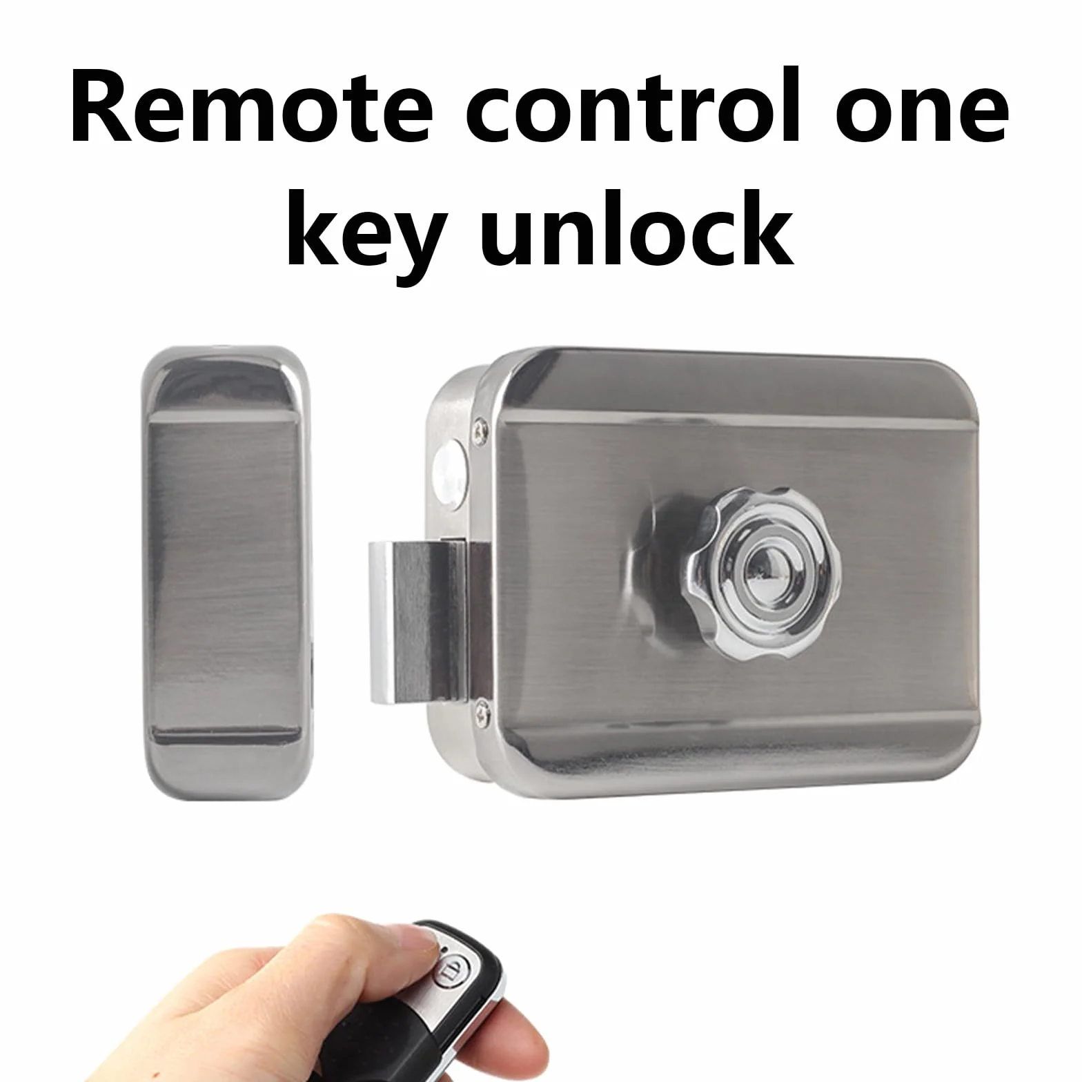 Cerradura de puerta electrónica invisible inteligente con control remoto para seguridad del hogar