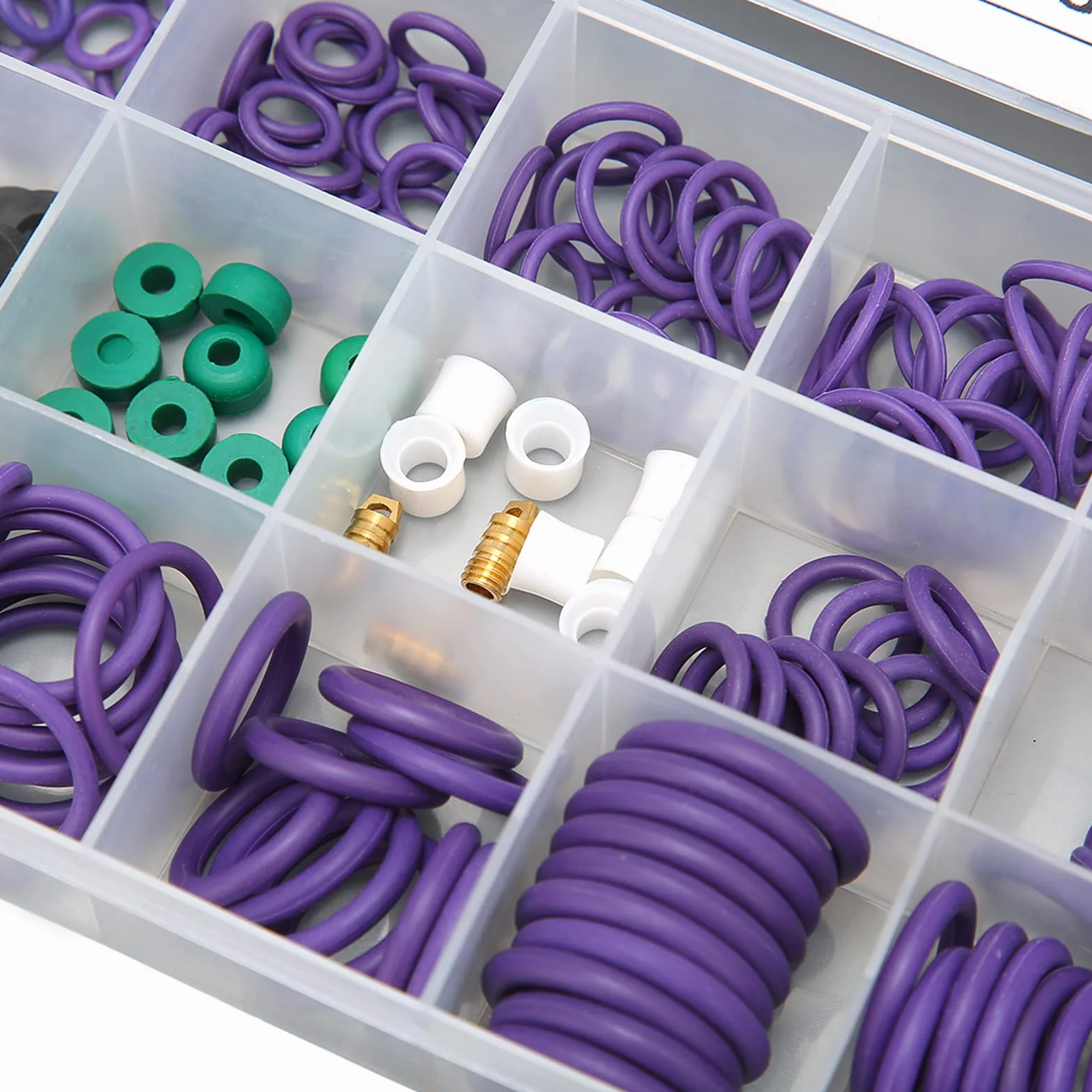 Kit Universal de Juntas Tóricas 225 Piezas para Aire Acondicionado de Coche