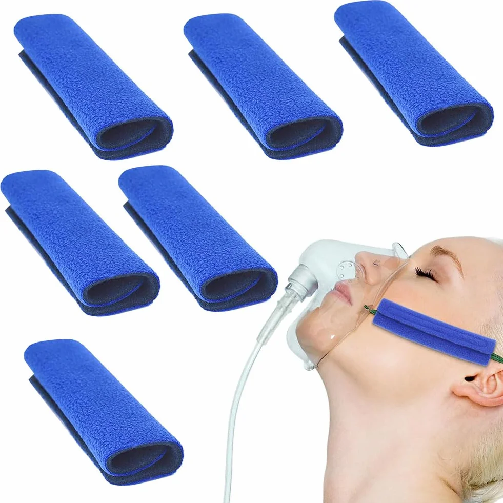 Almohadillas Faciales CPAP, 6pcs Fundas para Cinturón de Seguridad para Mejilla, Mascarillas CPAP