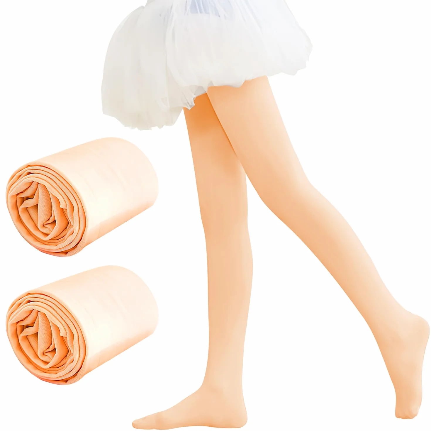 CENCERY Ballet Tights for Girls Convertible Dance Stockings Soft Stretch