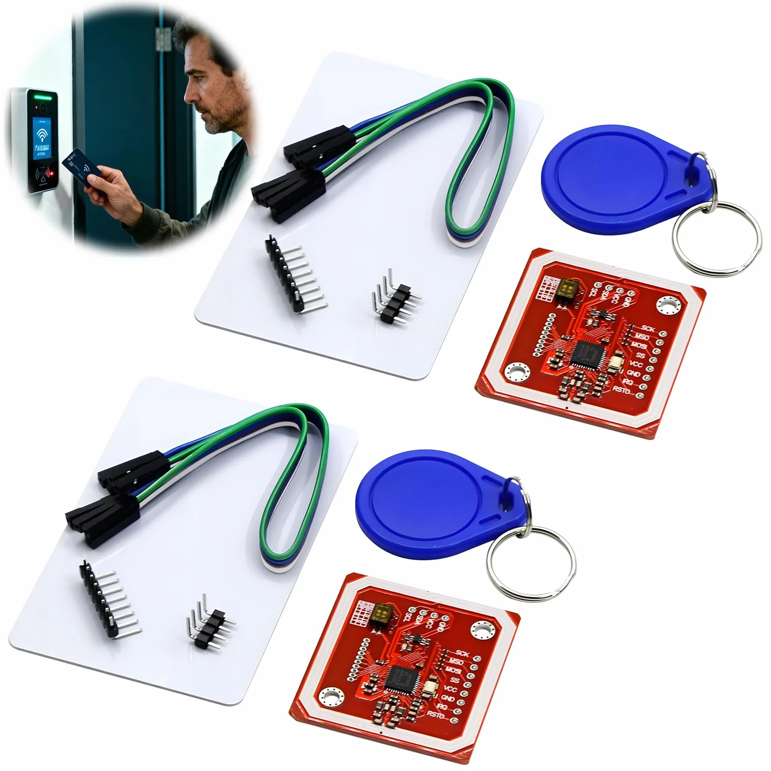 Módulo RFID PN532 NFC V3, Lector y Escritor de Tarjetas, Compatible I2C SPI HSU para Proyectos DIY