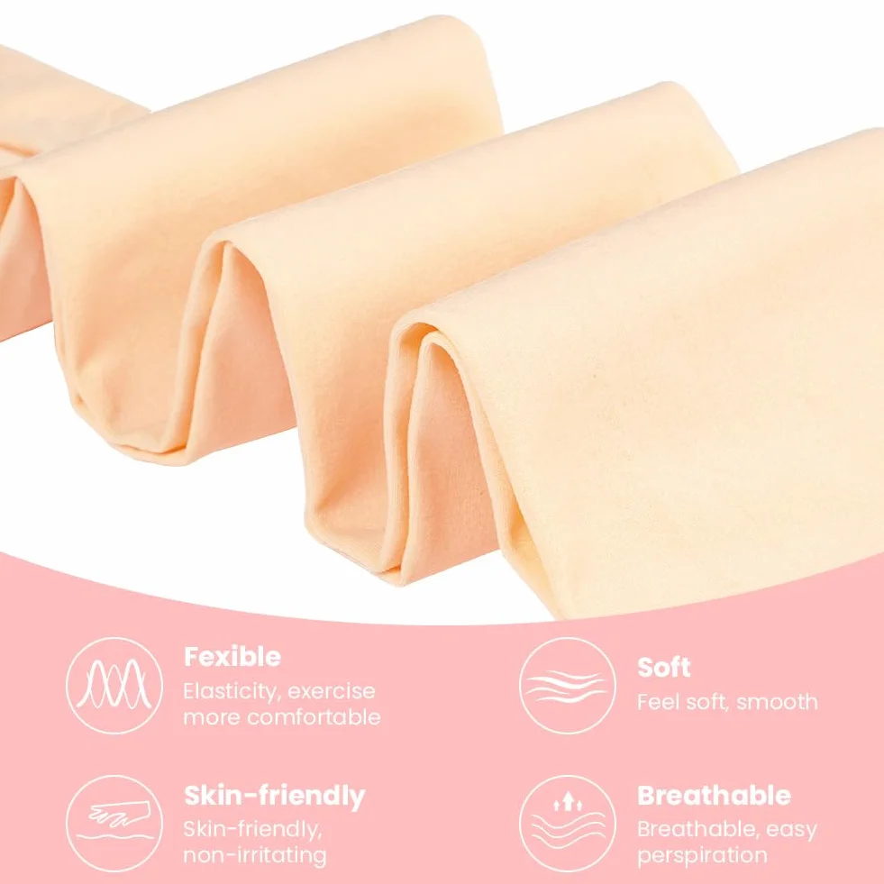 Medias de Ballet Convertibles para Niña 90D 3Pcs Rosa Carne