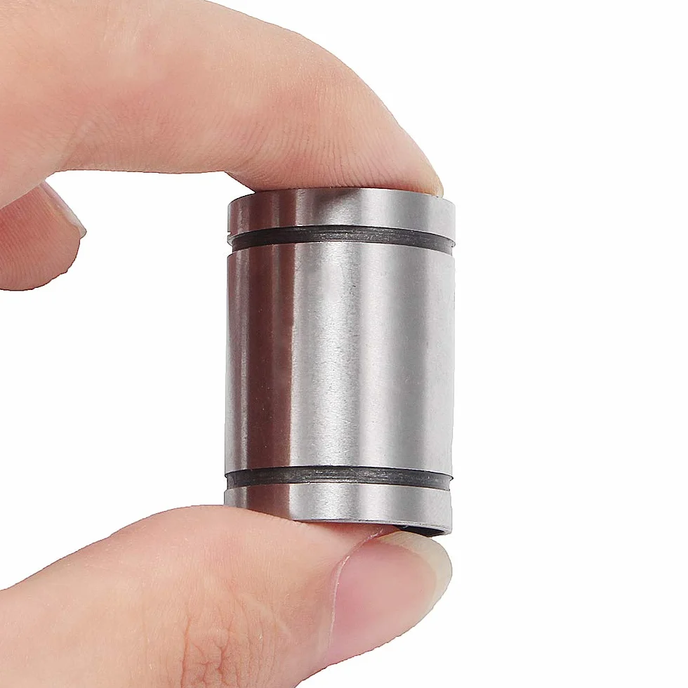 Bujes de rodamiento de bolas lineales LM12UU sellados de goma 12 mm diámetro interior
