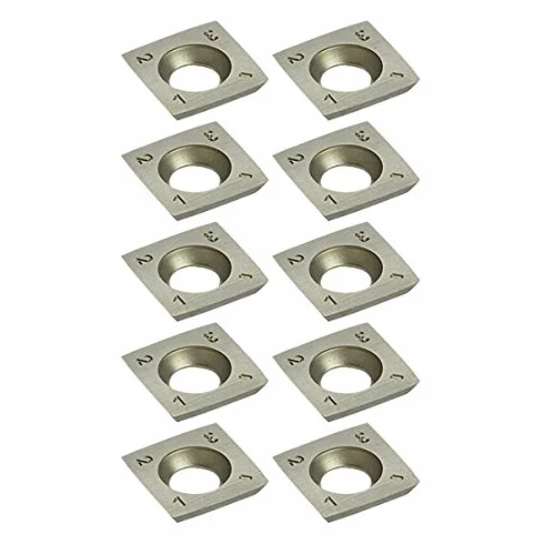 Cuchillas reversibles HM 14 x 14 x 2,0 mm 10 placas de corte