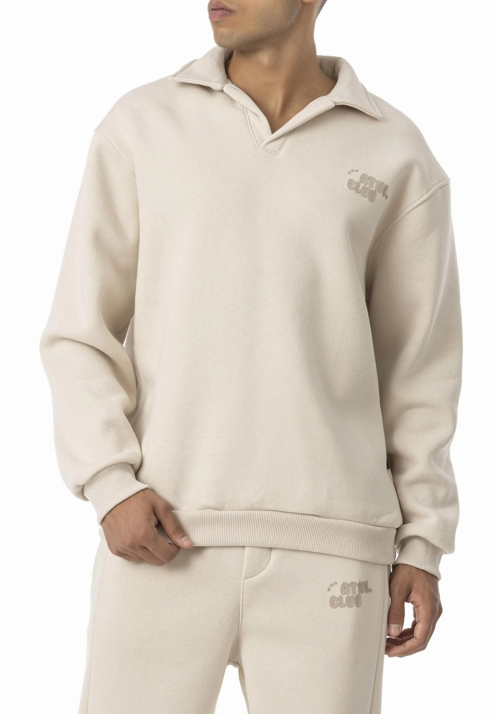 Redbridge - Spruce - Polo para hombre de algodón de manga larga, cómodo traje de ocio y deporte