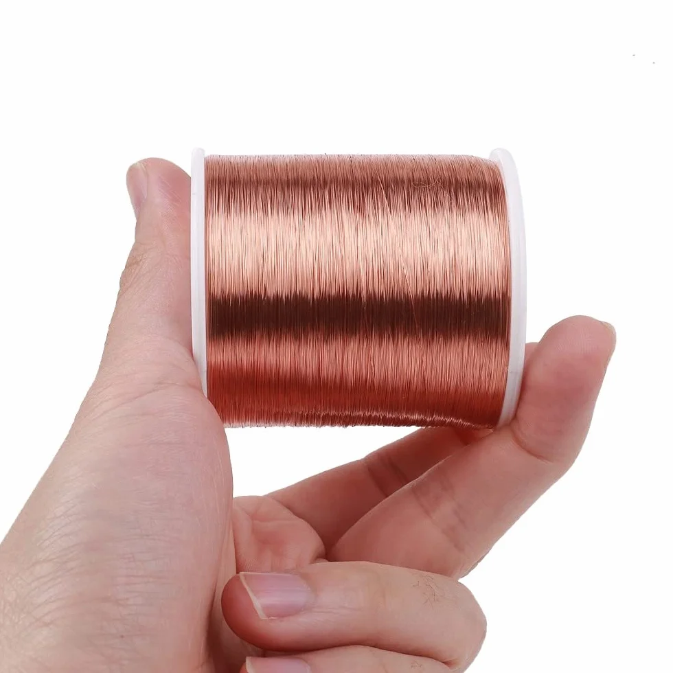 Alambre de cobre esmaltado 0,13 mm-1mm para motor, bomba de agua, aparatos eléctricos
