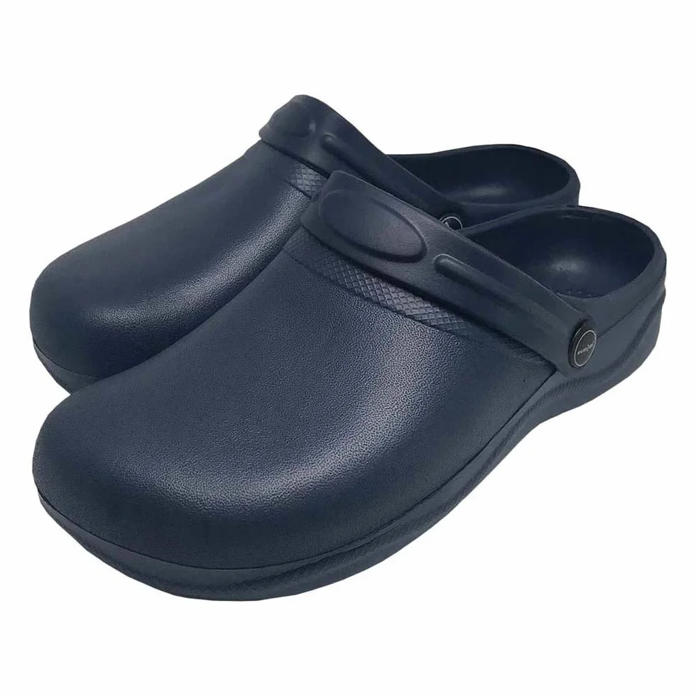 REIS - Zuecos y pantuflas unisex, 43 EU, azul oscuro, 1