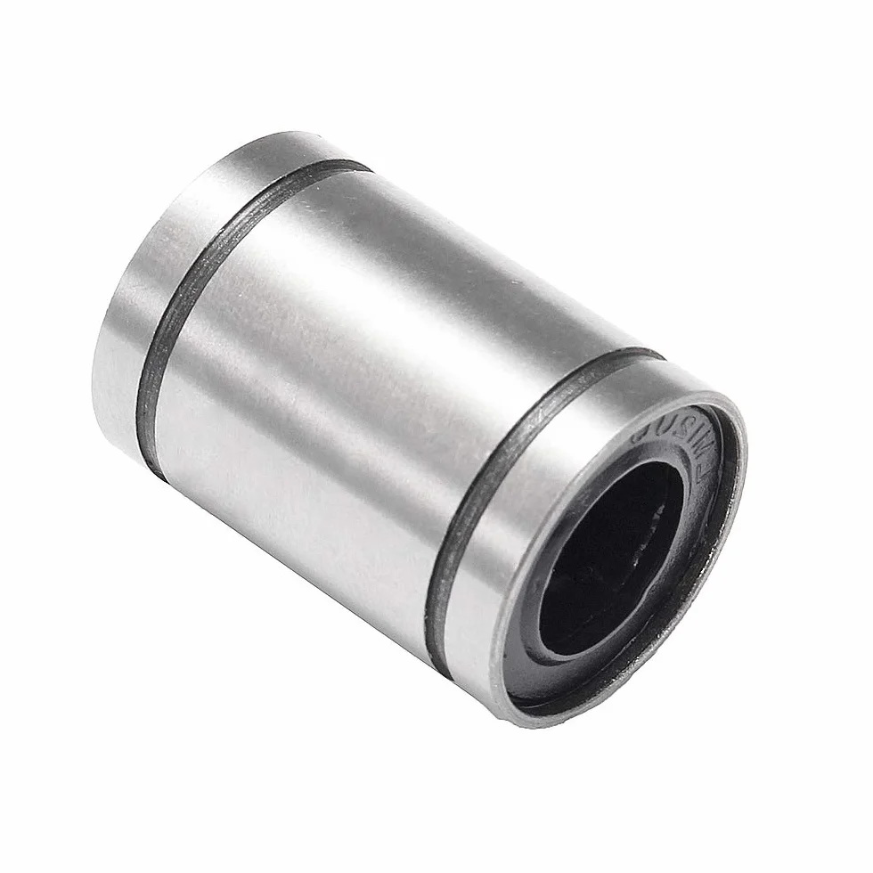 Bujes de rodamiento de bolas lineales LM12UU sellados de goma 12 mm diámetro interior