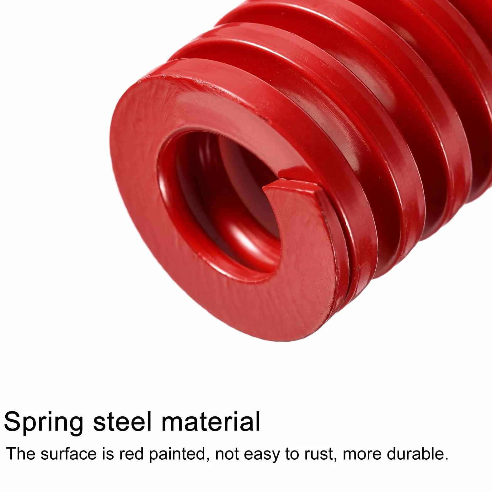 sourcing map 3D Impresora Troquel Resorte, 2uds TM 20mm OD 65mm Largo Espiral Compresión Rojo