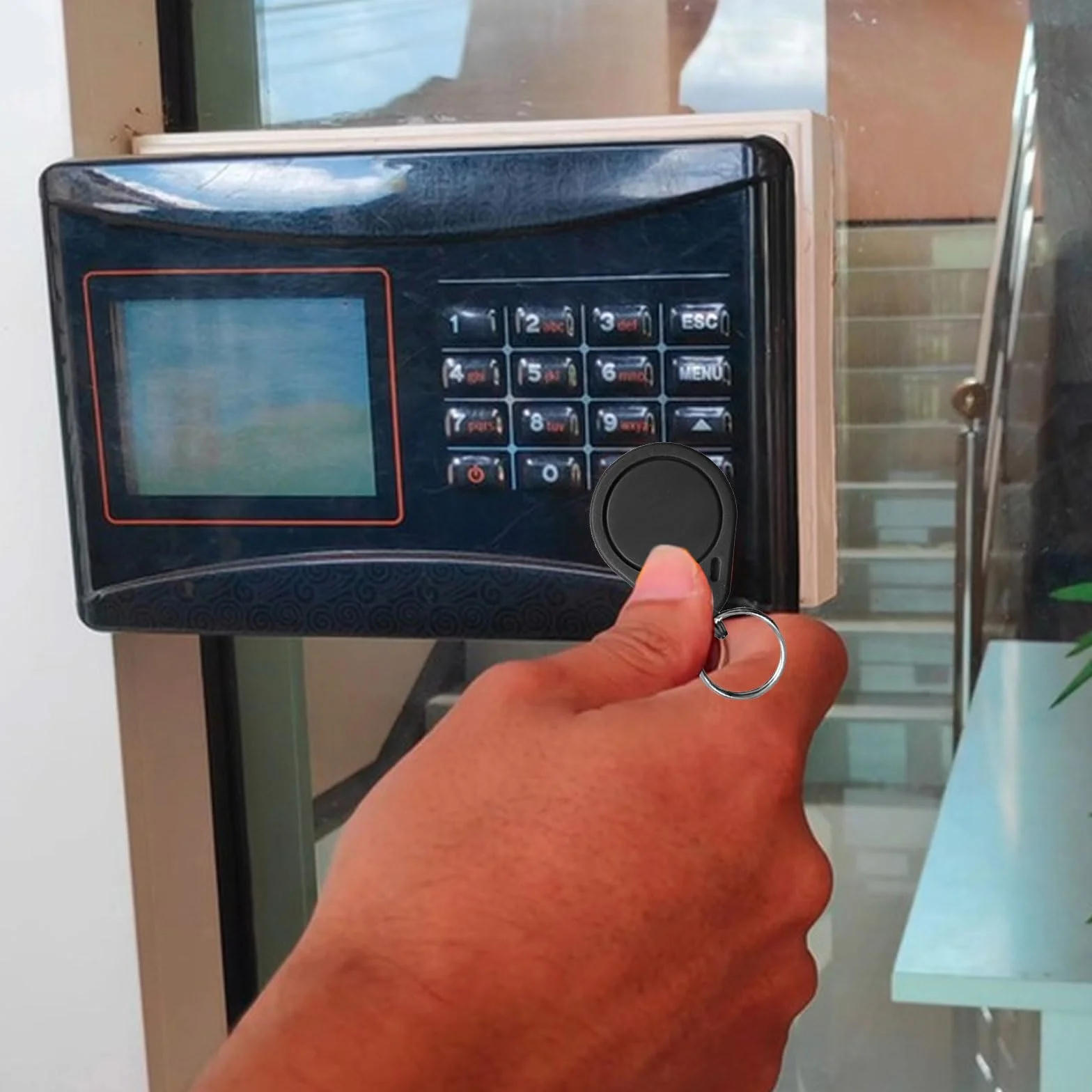 Etiqueta Fob RFID 13,56 MHz MIFARE Classic 1K, 100 llaves UID regrabables, tarjeta control acceso