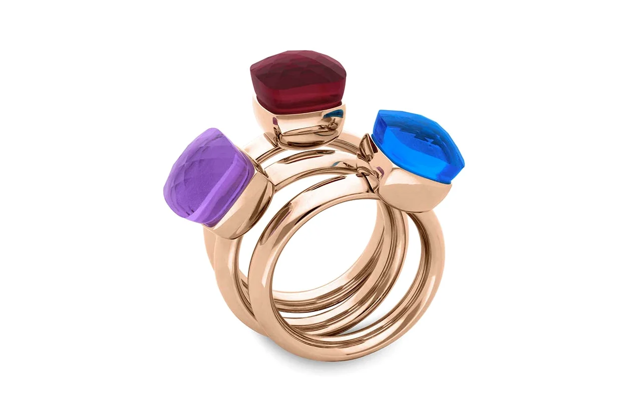 QUDO ANILLO FIRENZE - ORO, Metal no precioso., cristal,