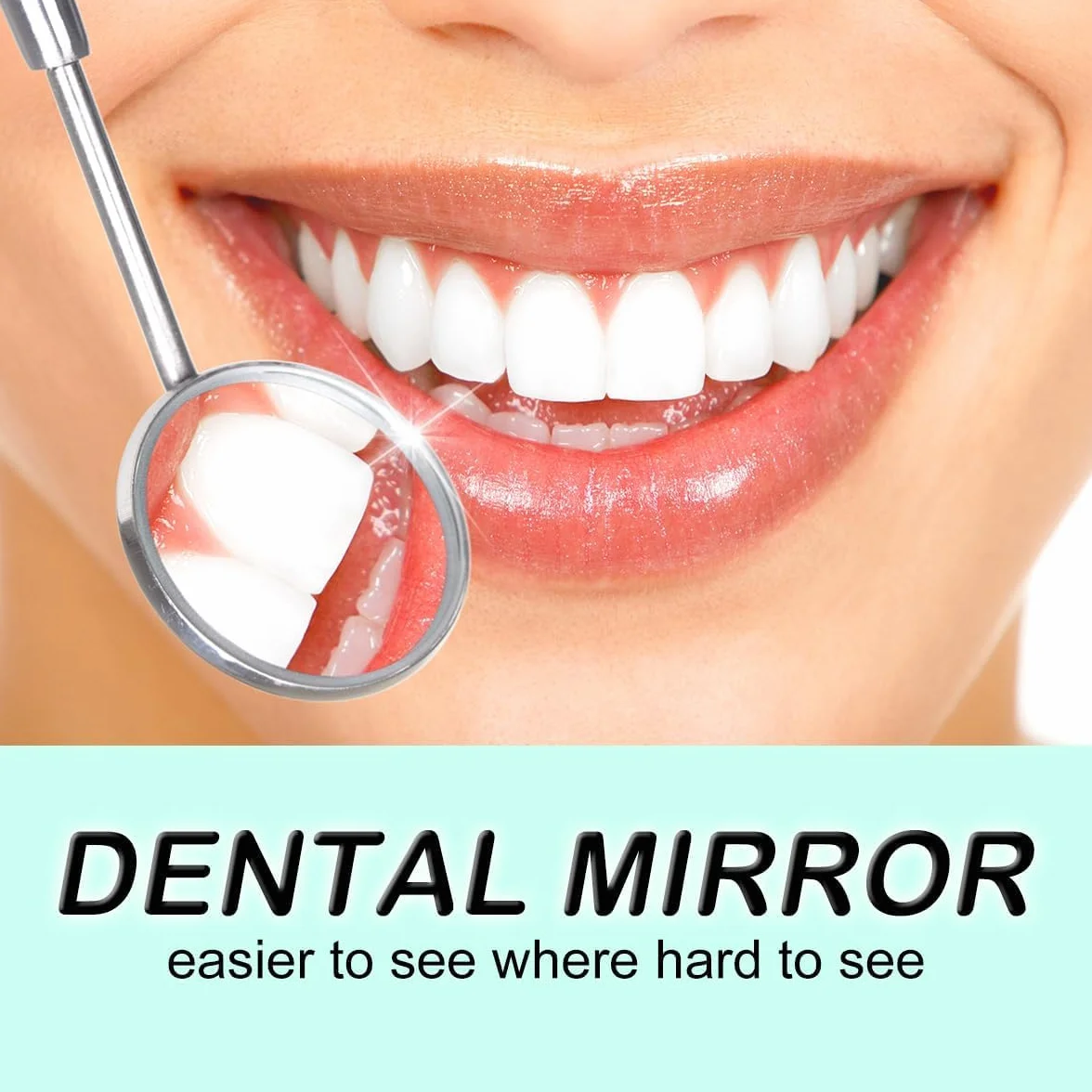 YSCARE Espejo de boca dental para dentista higiene oral herramienta de extensión de boca y pestañas
