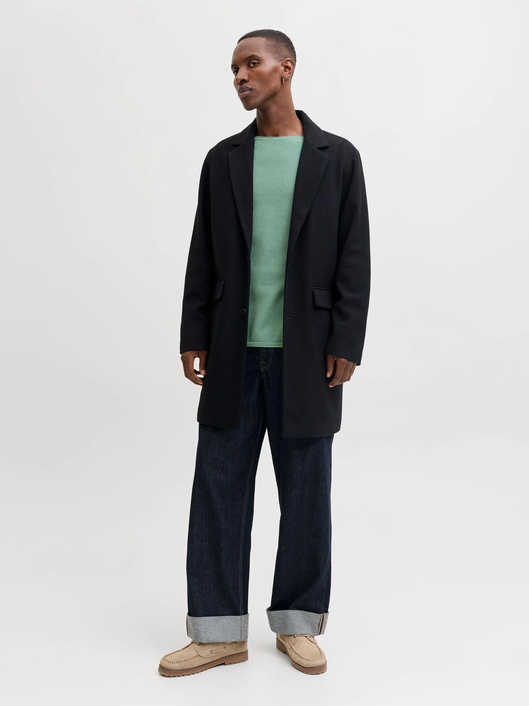 JACK & JONES Knitted Pullover Plain Knitted Pullover