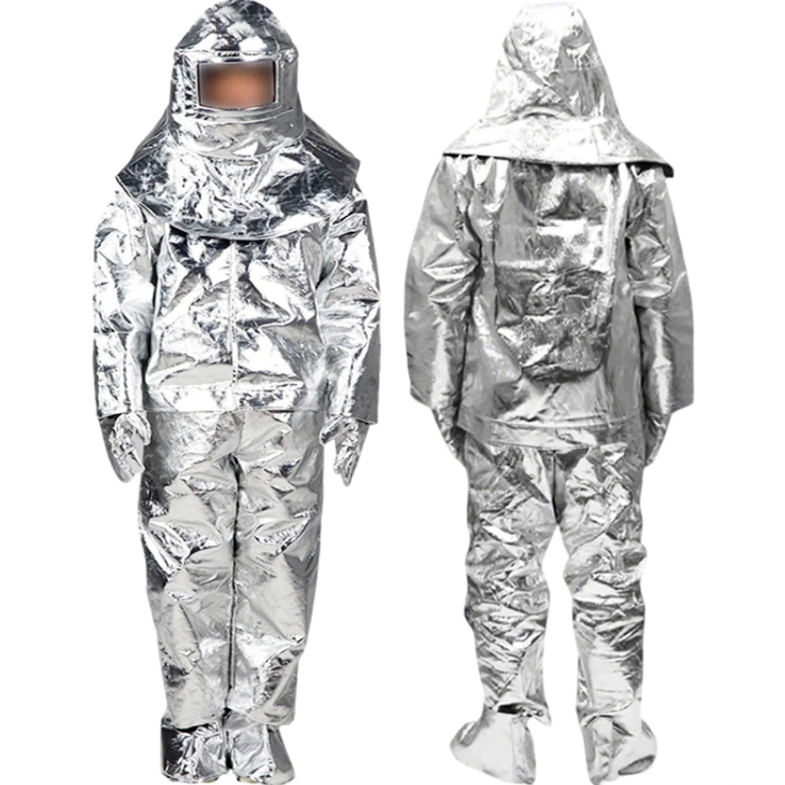 Traje Protección contra Incendios, Ropa Aislamiento Alta Temperatura Resistente A Altas Temperaturas Mina Carbón, Pozo Petróleo, Mina, Planta Química