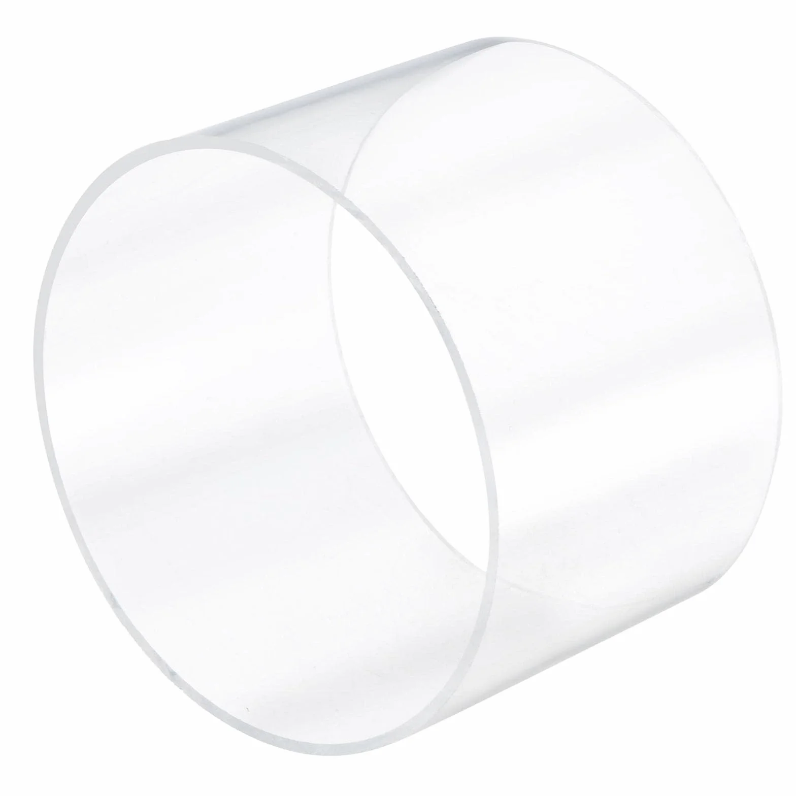 TOP-VIGOR Tubo acrílico rígido transparente 160 mm OD 154 mm ID 100 mm redondo para acuario refrigeración iluminación