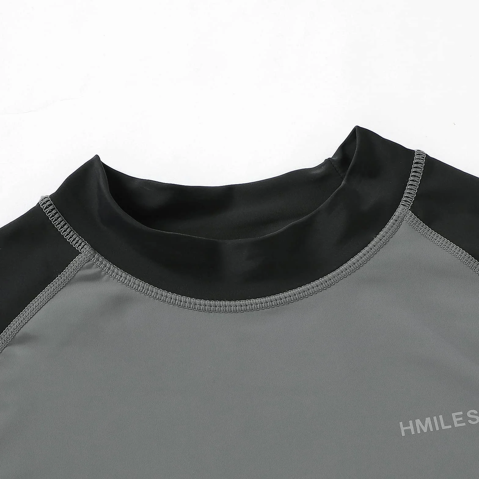 Hombre Rash Vest Rashguard Manga Corta Protección UV Snorkel Natación Surf Top Traje de Buceo Camiseta Playa