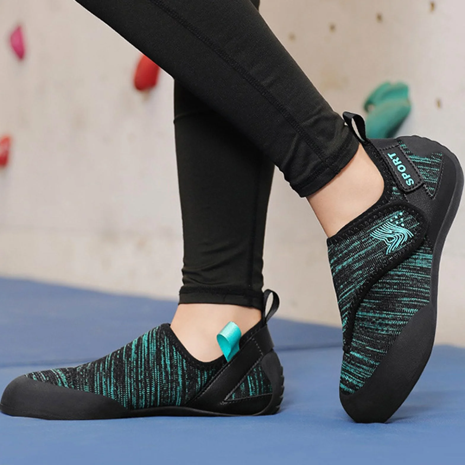 Pies de Gato para niños. Escalada en Roca Cubierta para Adolescentes. Zapatos de Escalada.Principiantes